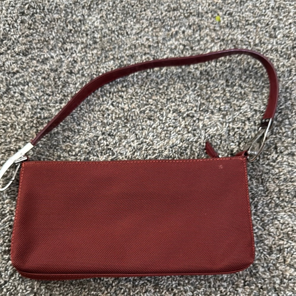 DKNY Deep Red Clutch Wristlet